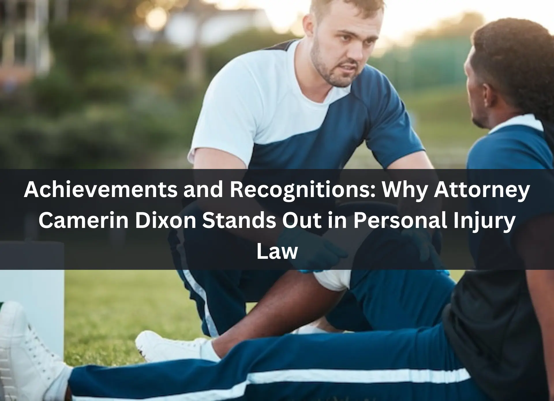 Achievements and Recognitions: Why Attorney Camerin Dixon Stands Out in Personal Injury Law